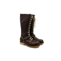 Dior Boots Leather in Brown