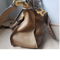 Chloé Marcie Bag Leer in Taupe