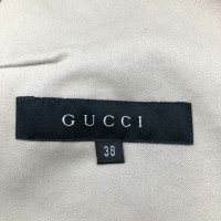 Gucci Giacca/Cappotto in Cotone in Bianco