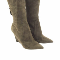 Sergio Rossi Bottes en Daim en Gris