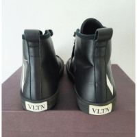 Valentino Garavani Sneakers Leer in Zwart