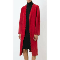 Roberta Di Camerino Jacket/Coat Suede in Red