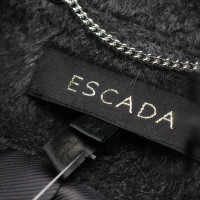 Escada Jacke/Mantel aus Wolle in Grau