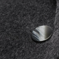 Escada Jacke/Mantel aus Wolle in Grau
