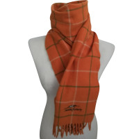 Burberry Scarf/Shawl Wool in Orange