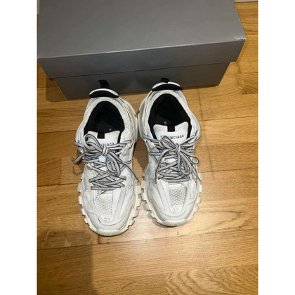 Balenciaga Track Sneakers Leather in White