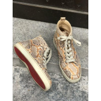 Christian Louboutin Trainers Leather in Beige