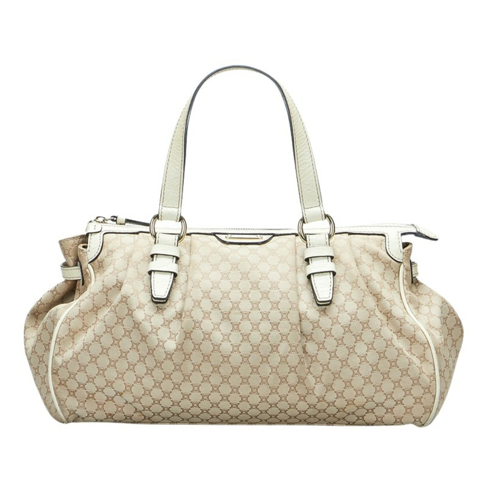 Céline Handbag Canvas in Cream