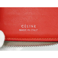 Céline Täschchen/Portemonnaie aus Leder in Creme