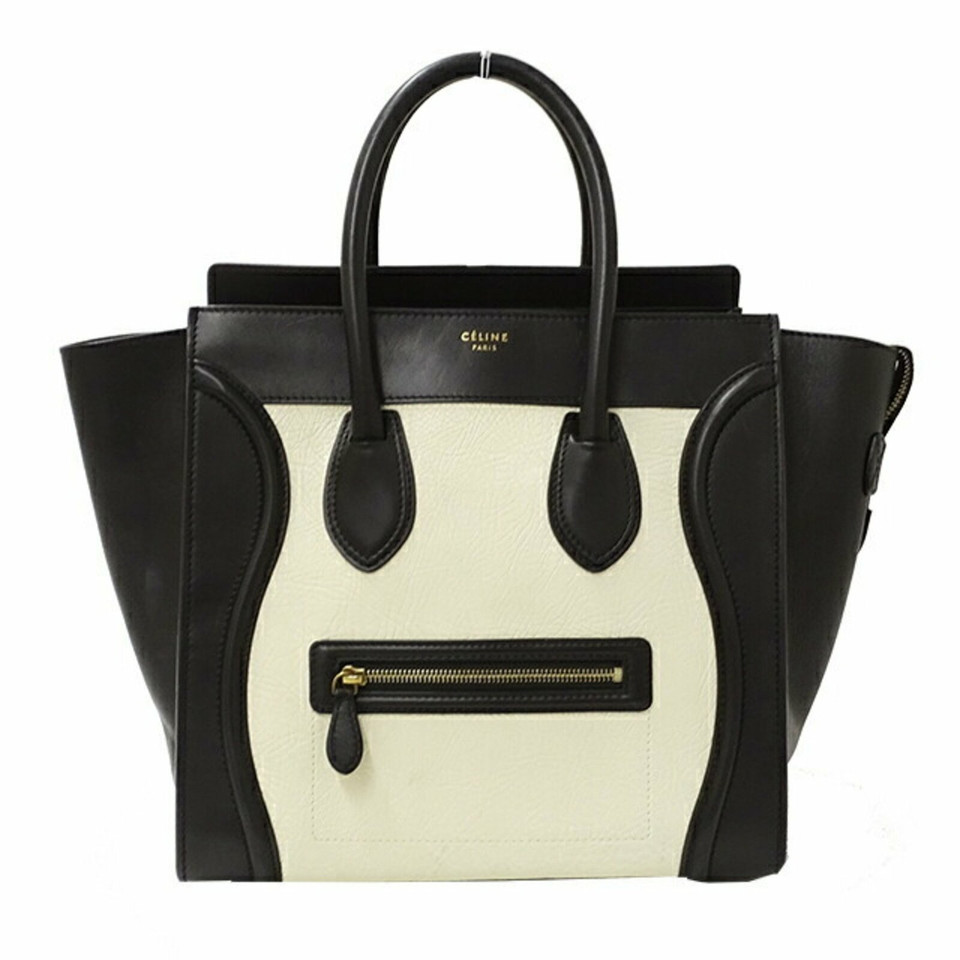 Céline Luggage in Pelle in Nero