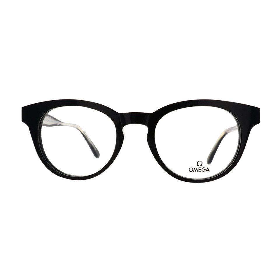 Omega Brille in Schwarz