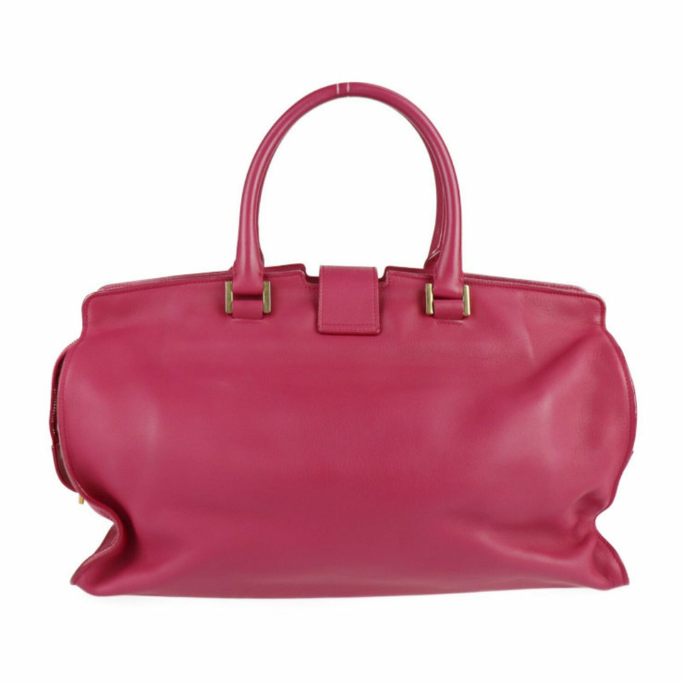 Yves Saint Laurent Handbag Leather in Red