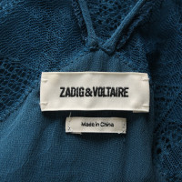 Zadig & Voltaire Top Silk in Petrol