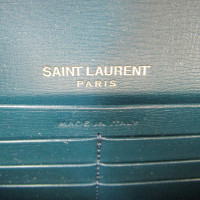 Yves Saint Laurent Bag/Purse Leather in Petrol