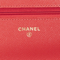 Chanel Shoulder bag Leather in Red