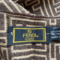 Fendi Schal/Tuch aus Wolle in Braun