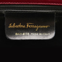 Salvatore Ferragamo Vara Leather in Red