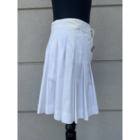 Burberry Skirt Cotton in White