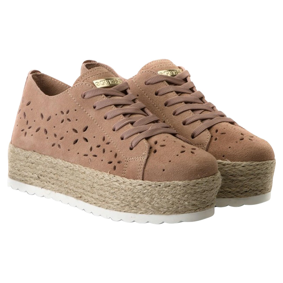 Guess Chaussures de sport en Daim en Nude