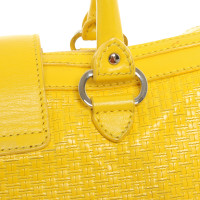 Aigner Handbag Leather in Yellow