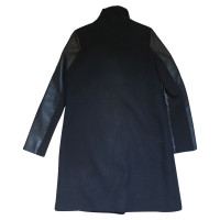 Vera Wang Jacke/Mantel aus Wolle in Schwarz