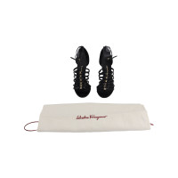 Salvatore Ferragamo Sandals Patent leather in Black