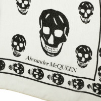Alexander McQueen Schal/Tuch aus Seide in Weiß