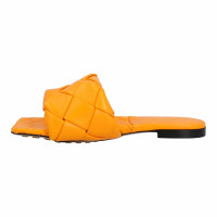Bottega Veneta Sandals Leather in Orange