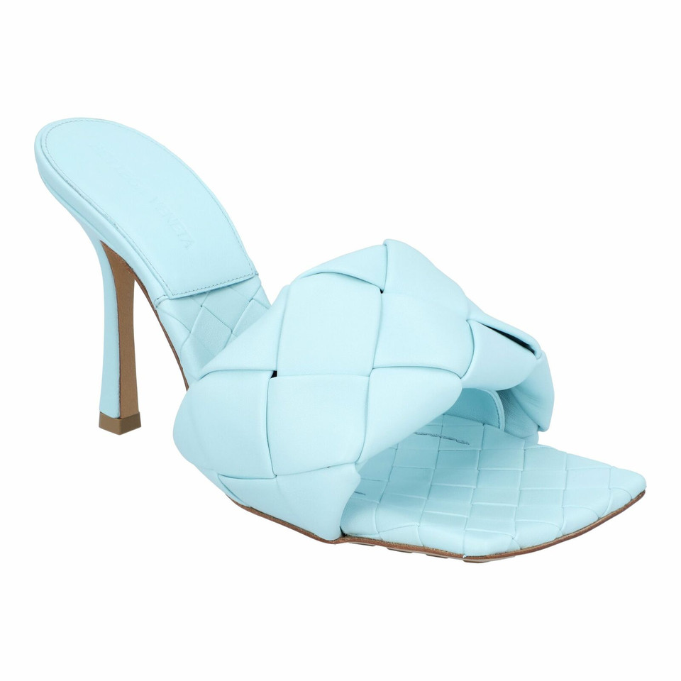 Bottega Veneta Slippers/Ballerinas Leather in Blue