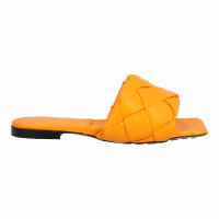 Bottega Veneta Sandals Leather in Orange