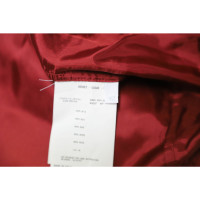 Miu Miu Jacke/Mantel aus Seide in Rot