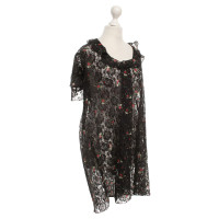 Anna Sui Lace dress with floral pattern