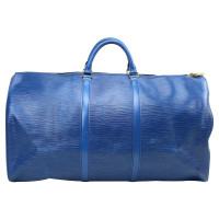 Louis Vuitton Keepall 60 Leather in Blue