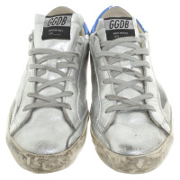 Golden Goose Chaussures de sport en Cuir en Argenté