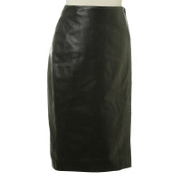 Ralph Lauren Leather skirt in black