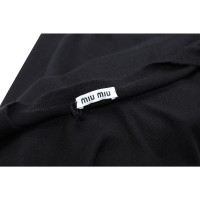 Miu Miu Blazer aus Wolle in Schwarz