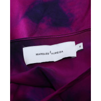 Marques'almeida Dress Silk in Violet