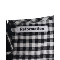 Reformation Robe en Lin en Blanc