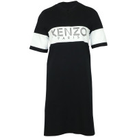 Kenzo Kleid aus Baumwolle in Schwarz
