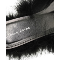 Simone Rocha Slippers/Ballerinas Leather in Black