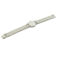 Yves Saint Laurent Armbanduhr aus Stahl in Weiß
