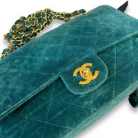 Chanel Classic Flap Bag en Cuir en Vert