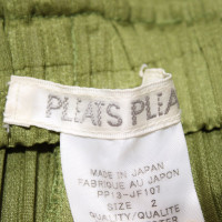 Pleats Please Paire de Pantalon en Vert