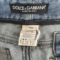 Dolce & Gabbana Hose aus Jeansstoff in Blau
