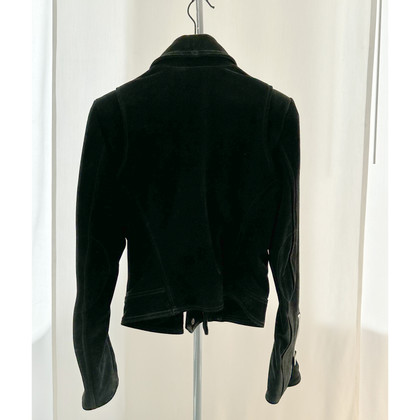 Balenciaga Jacket/Coat Suede in Black