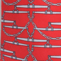 Hermès Tie red wagon drawbar