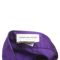 Dries Van Noten Trousers in Violet