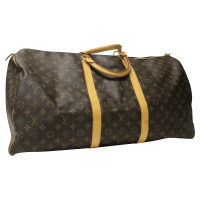 Louis Vuitton Keepall 60 aus Canvas in Braun