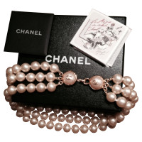 Chanel Collana di perle di tre-fila