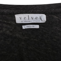 Velvet Top in Gray